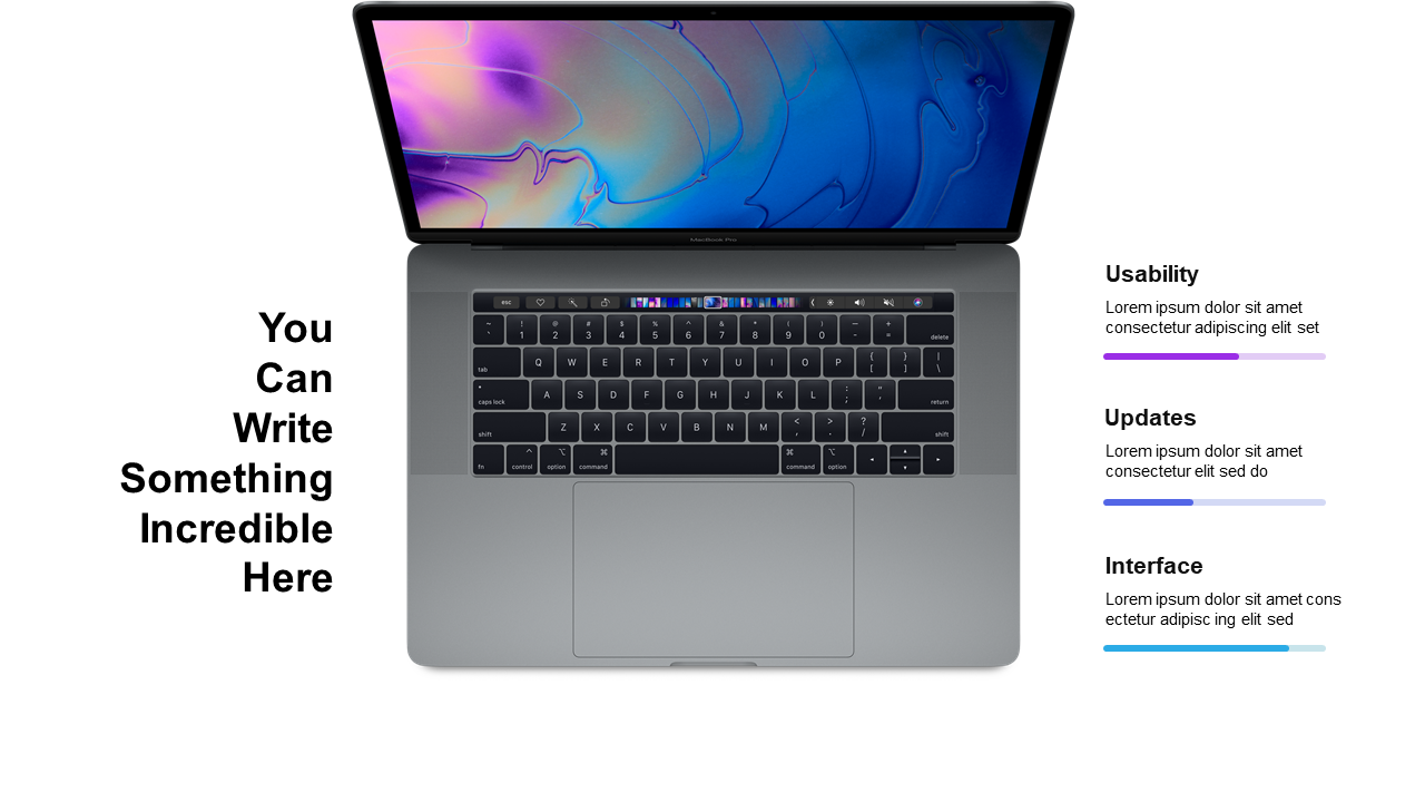 Showcase Laptop Key Features in Presentations