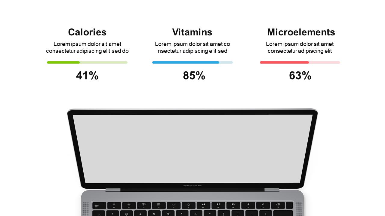 Health Metrics with Circular Progress Indicators