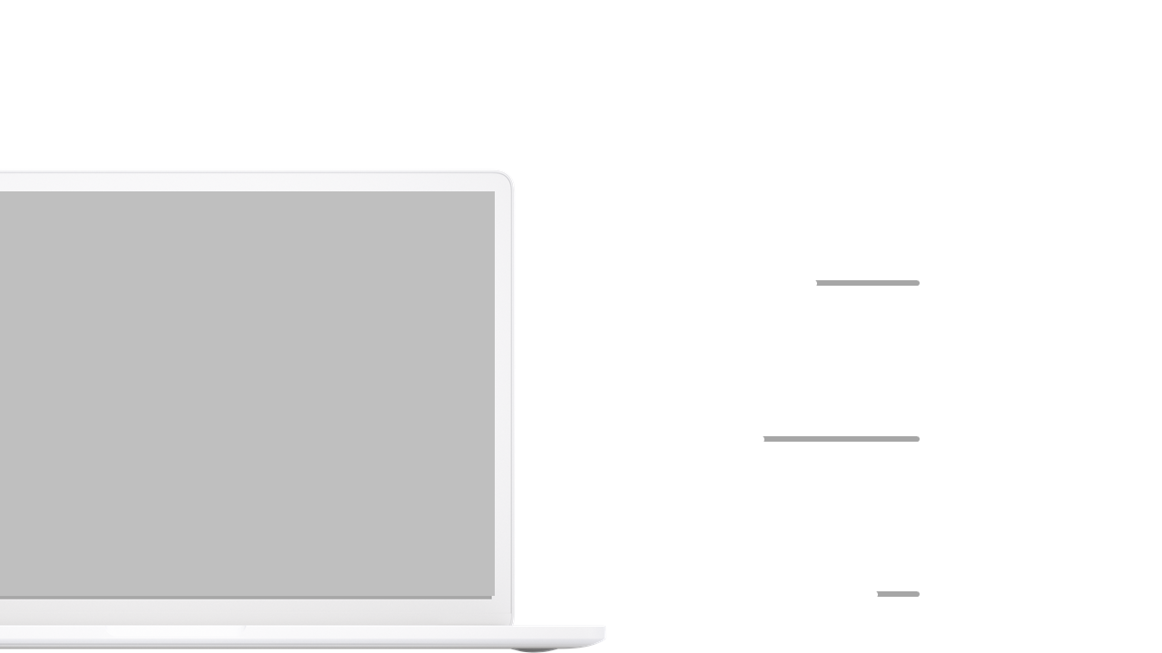 Content Overview with Laptop Display