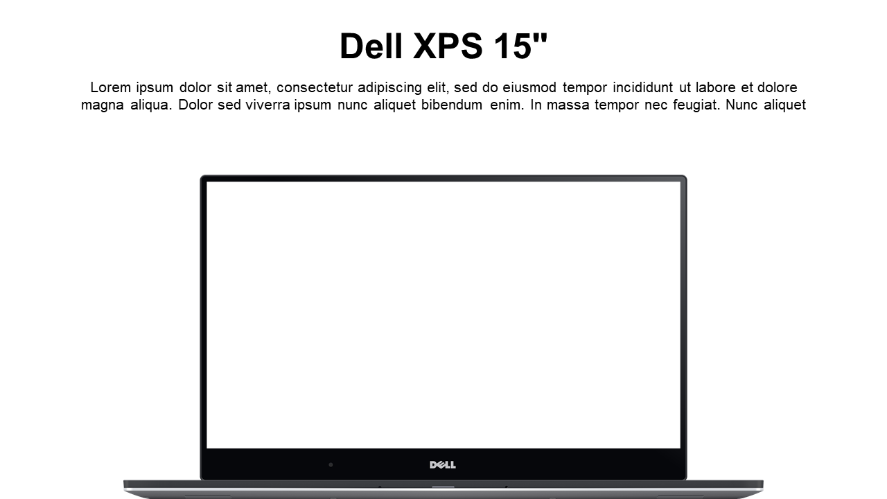 Highlight Products with Laptop Display Slide