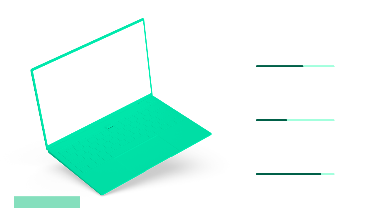 Engage Audience with Laptop Display Layout