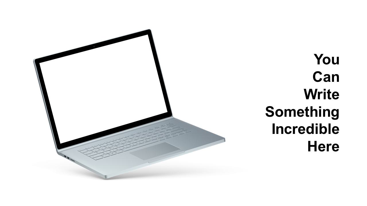 Laptop Mockup for Key Messages