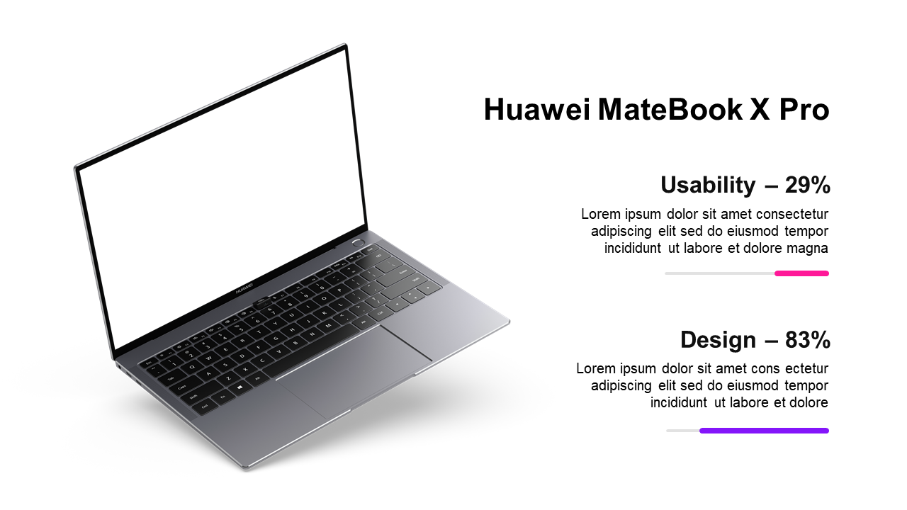 Feature Comparison Slide for Products