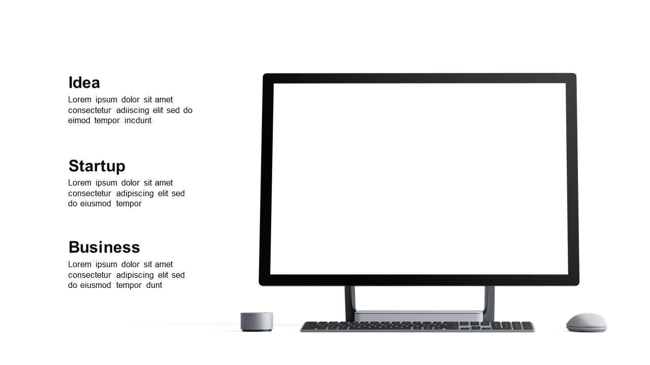 Desktop Computer for Business Concepts