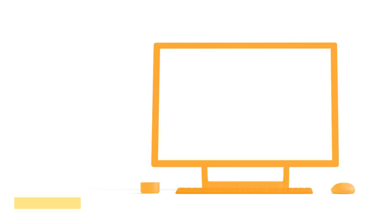 Desktop Computer Layout for Business Presentations