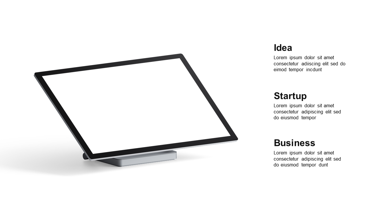 Three-Column Layout with Device Mockup