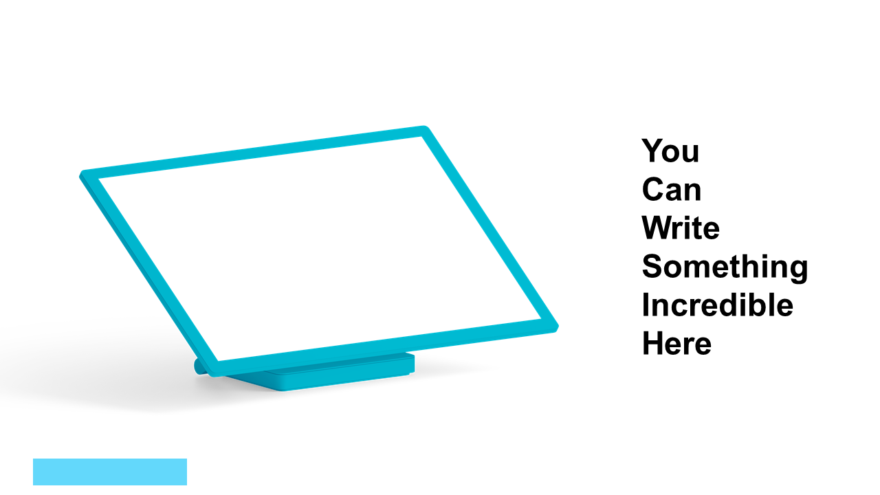 Sleek Presentation Board for Key Messages