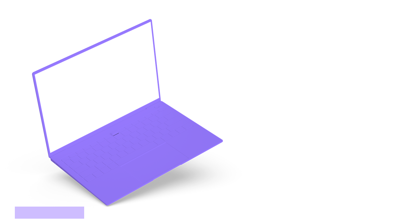 Showcase Concepts with Laptop Display