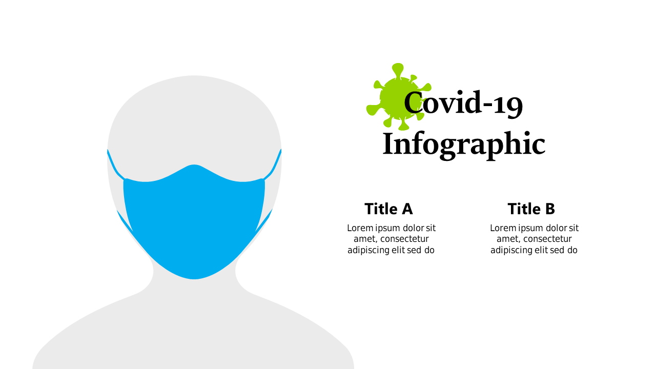 Effective COVID-19 Infographic with Masked Figure