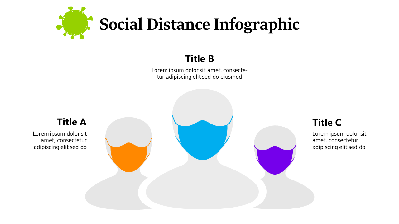 Social Distance Infographic with Engaging Figures
