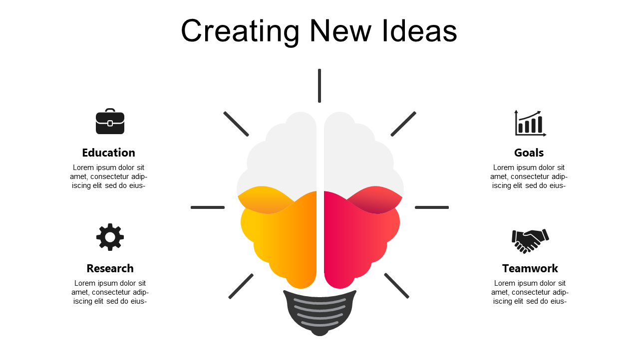 Visualize Business Concepts with 8-Segment Circular Diagram V3