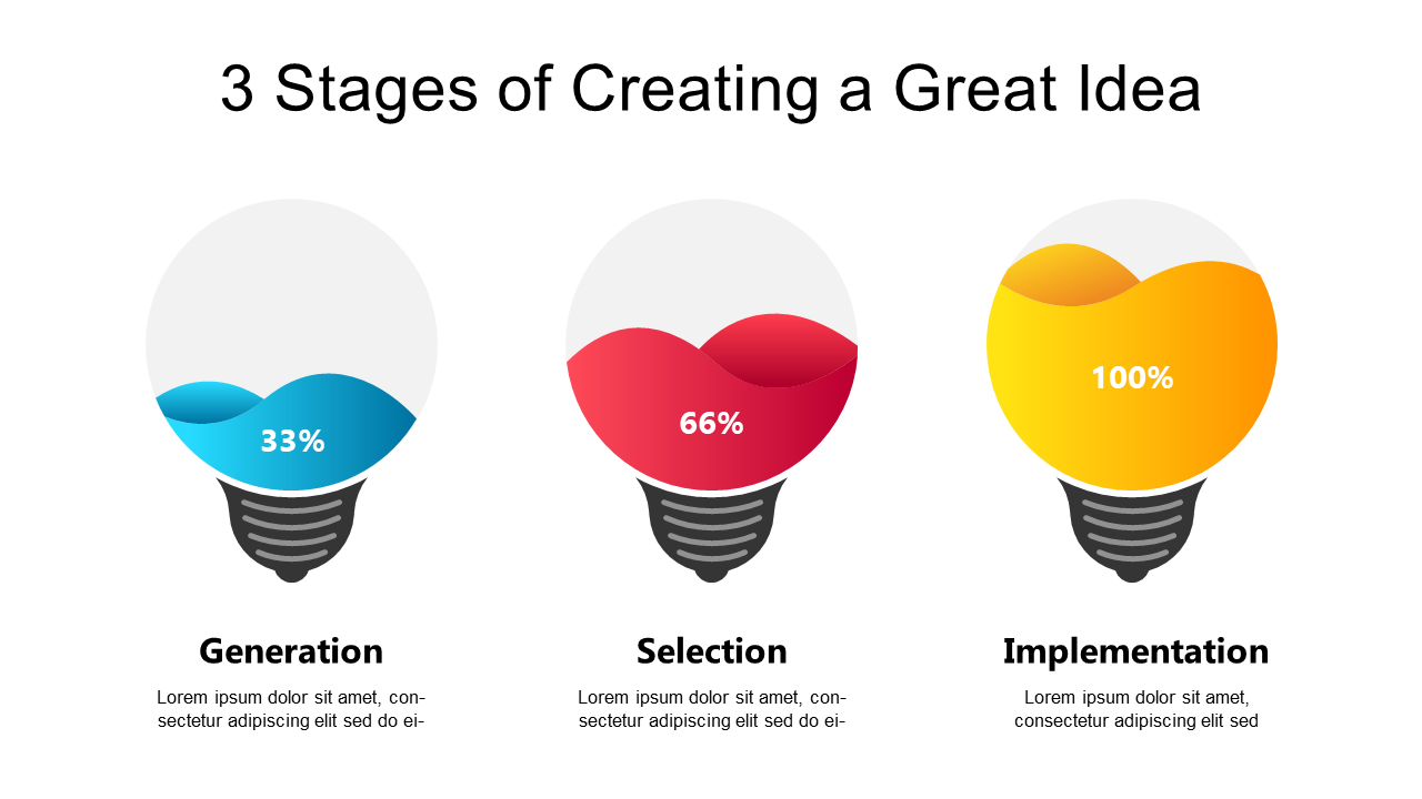 Engage with Colorful Light Bulb Progress Indicators V2