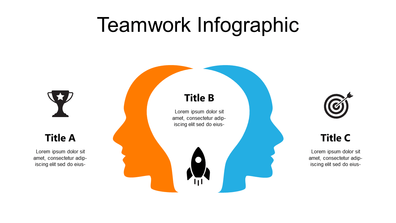 Teamwork Infographic for Collaboration Concepts