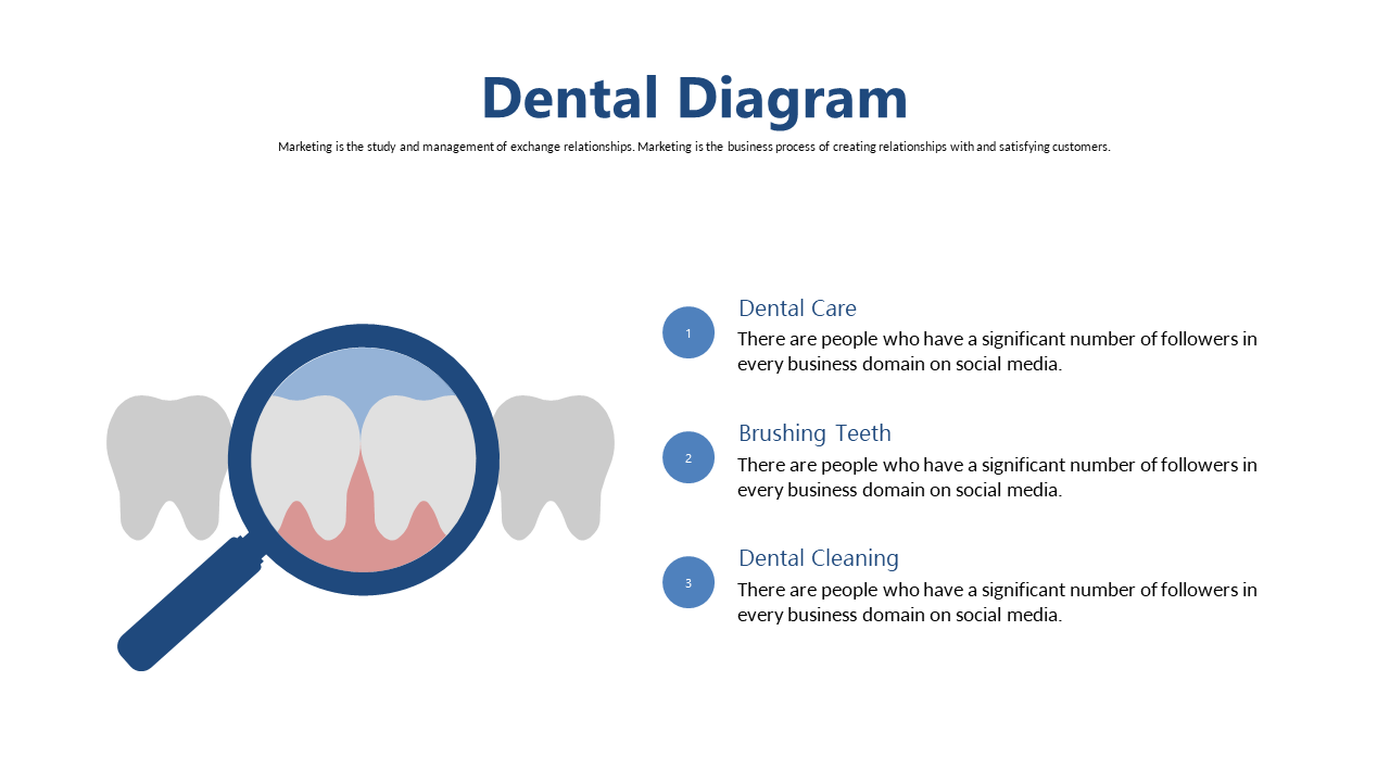 Present Dental Care Concepts with Illustrated Diagram