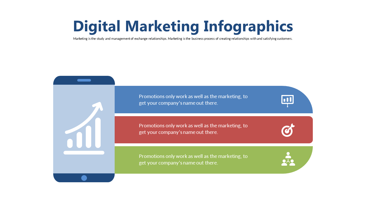 Present Digital Marketing Insights with Growth Chart
