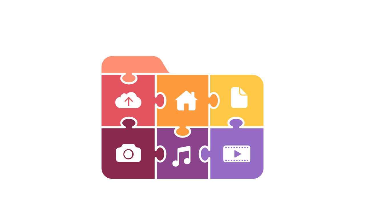 Present Marketing Concepts with Colorful Puzzle Infographic