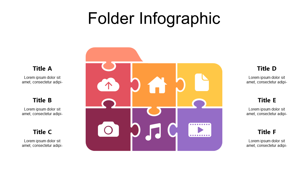 Engage Audience with Colorful Puzzle Infographic V2