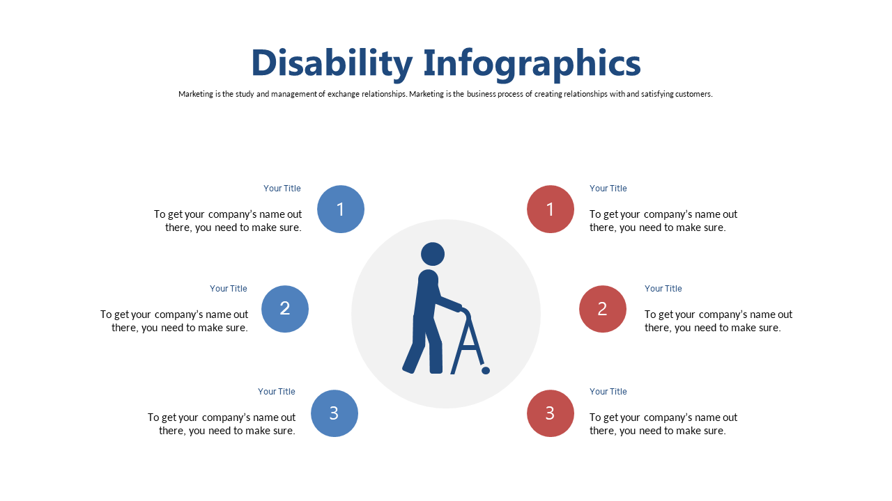 Present Disability Information with Circular Design
