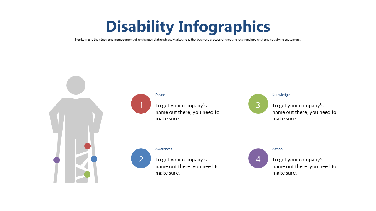 Illustrate Disability Awareness with Steps