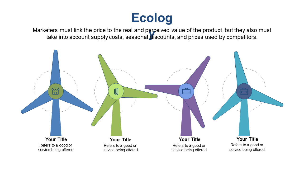 Assess Product Value with Circular Icons Layout