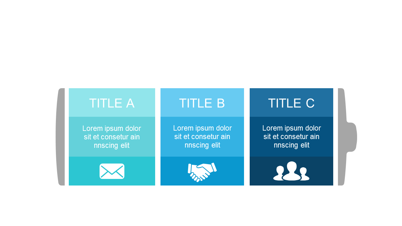Three-Column Comparison Layout for Business Insights