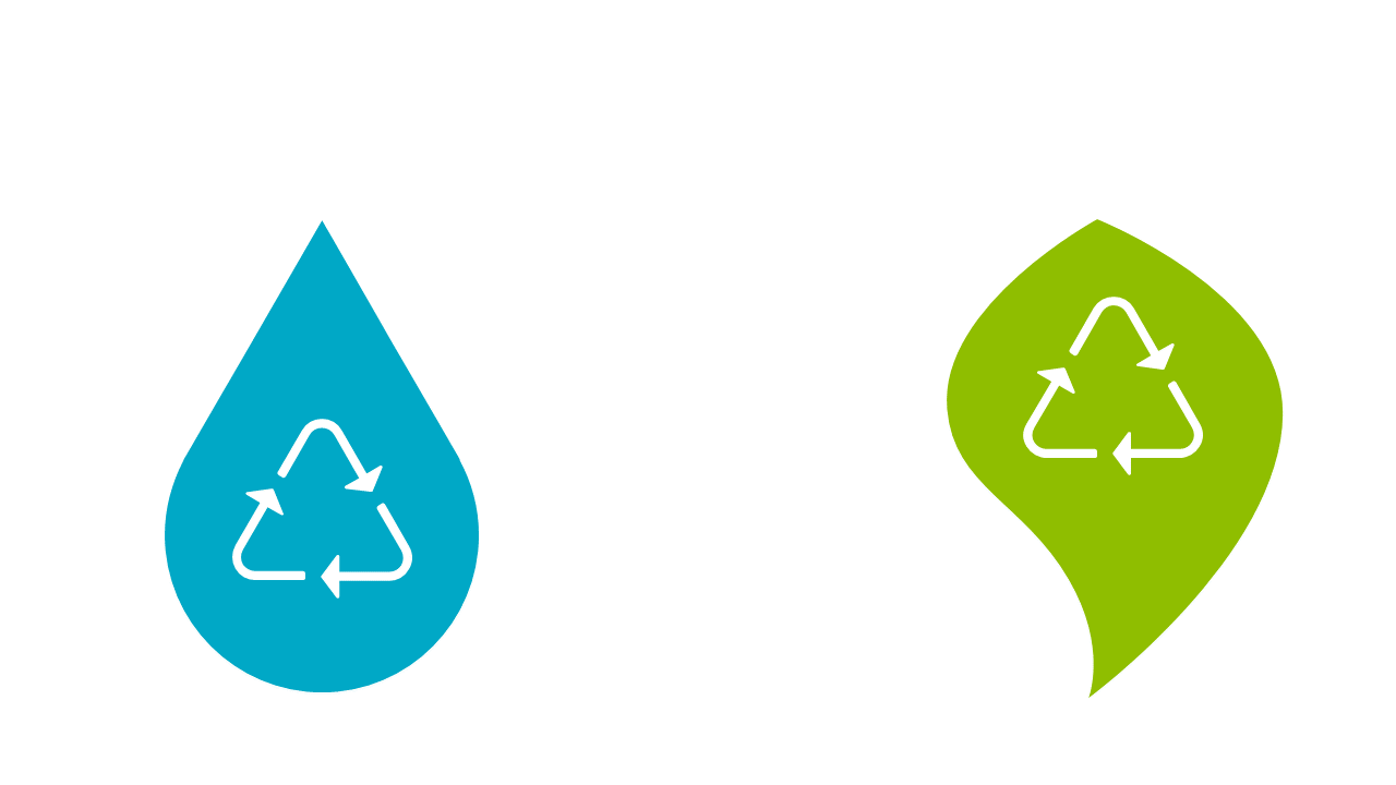 Visualize Sustainability with an Eco-Friendly Water Drop Design