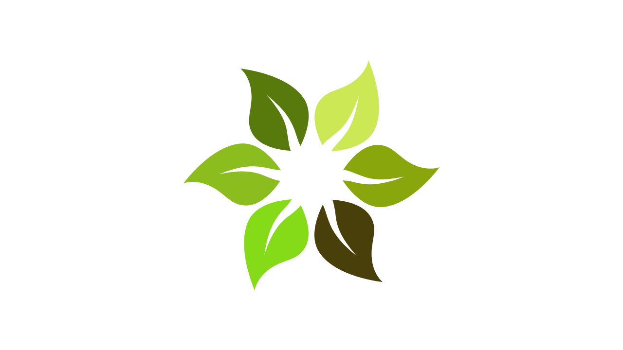 Showcase Sustainability with a Green Leaf Circular Diagram