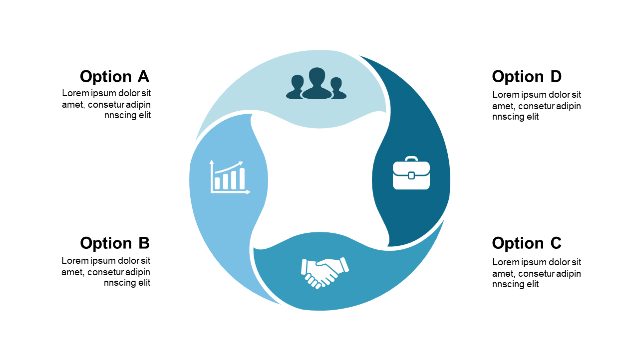 Showcase Teamwork with a Circular Collaborative Diagram