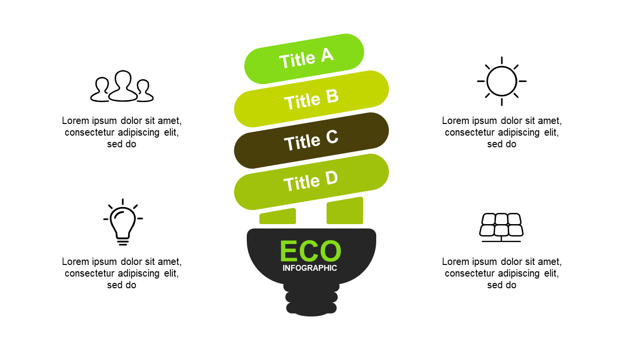 Highlight Eco-Friendly Initiatives with a Light Bulb Design
