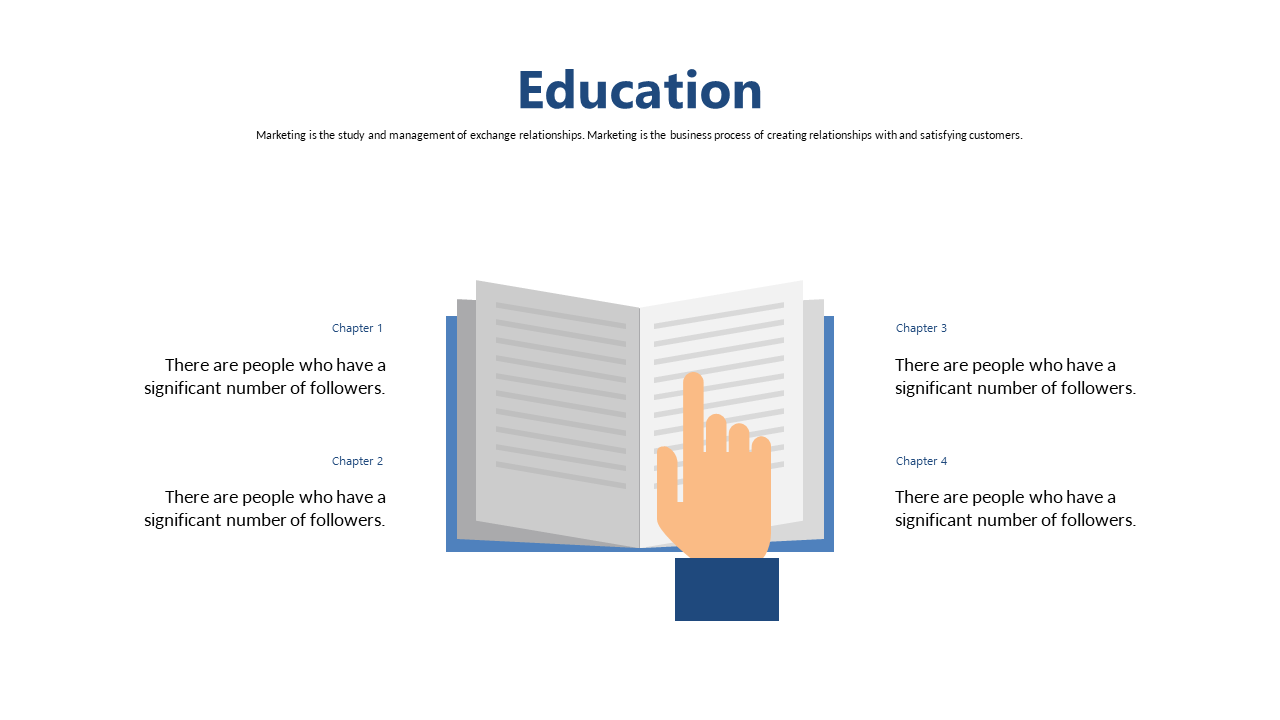 Outline Key Education Topics with Chapters