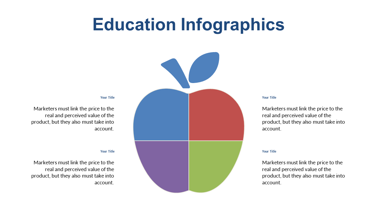 Engaging Apple-Shaped Infographic for Education