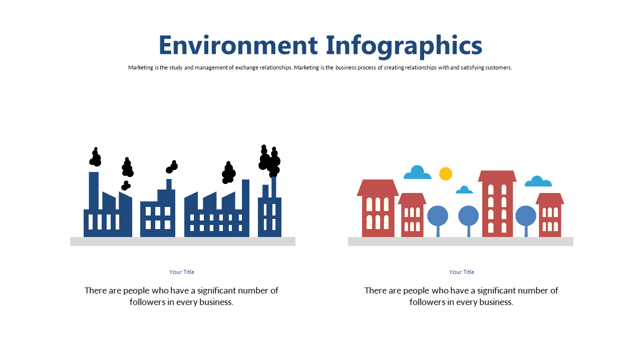 Compare Environmental Impacts with Infographic Layout