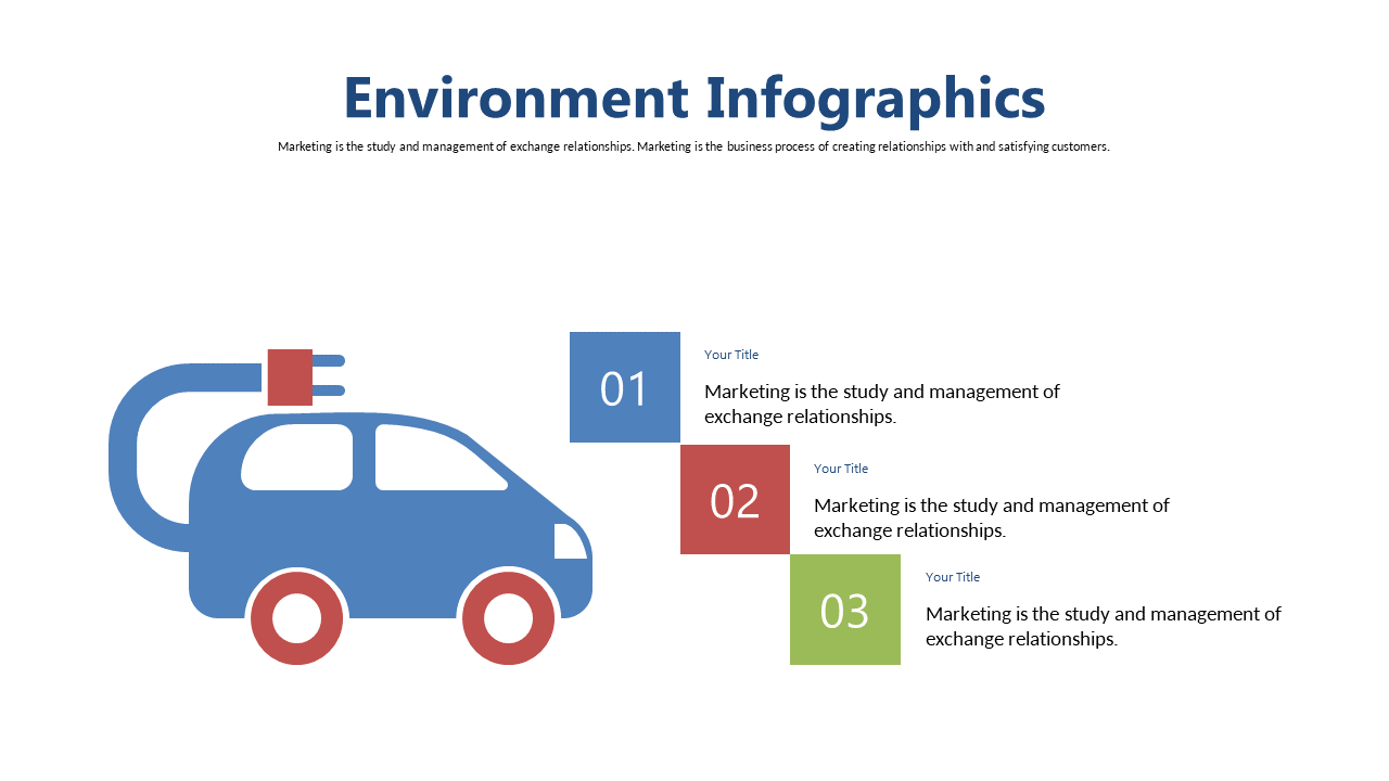 Represent Marketing Strategies with Car Icon Infographic