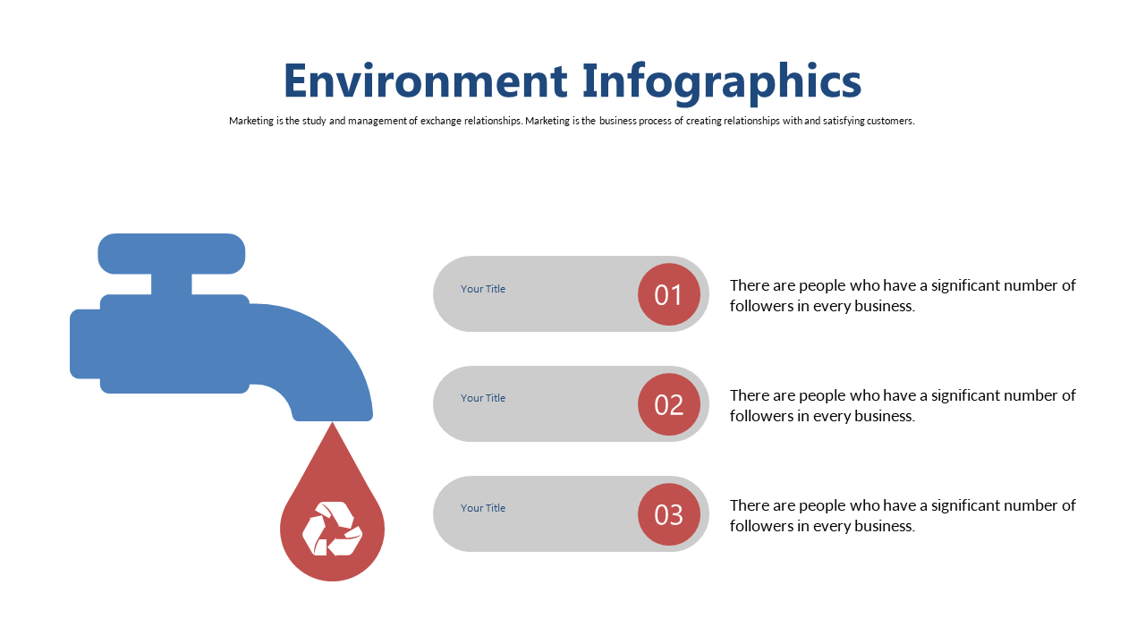 Present Environmental Data with Faucet Infographic