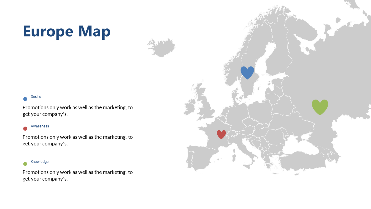 Map Marketing Stages Across Europe