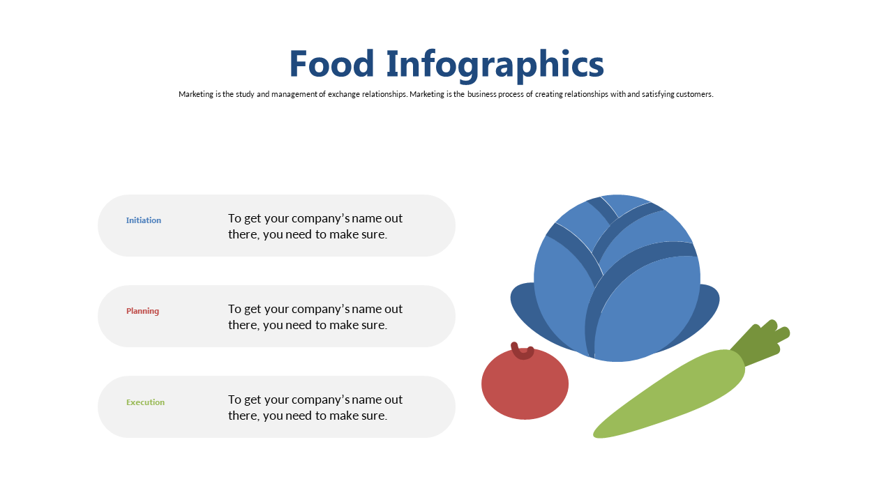 Highlight Information with Food-Themed Infographic