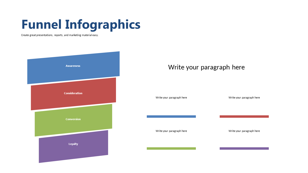Visualize Customer Journey with a Funnel Infographic
