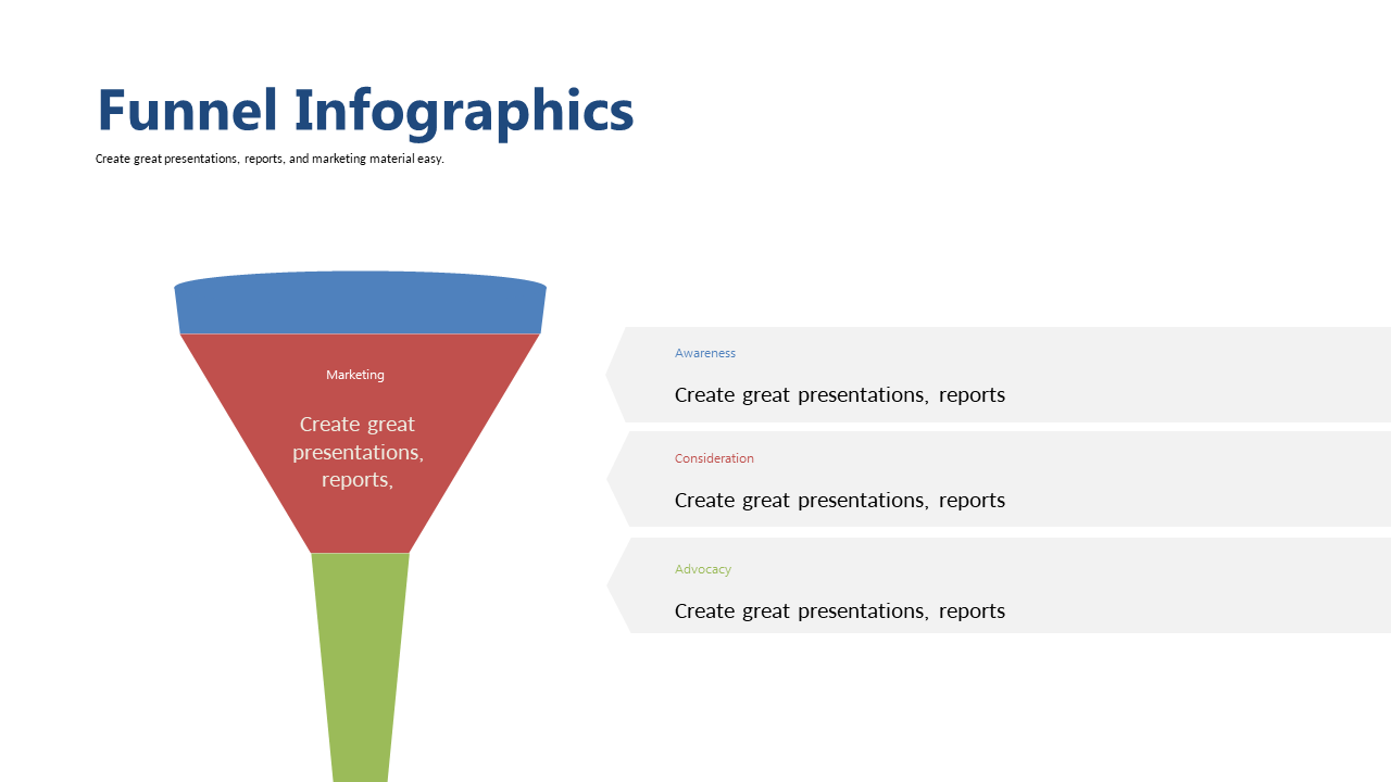 Visualize Customer Journey with Funnel Infographics V5