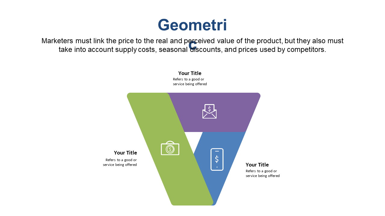 Present Value Proposition with Triangle Design