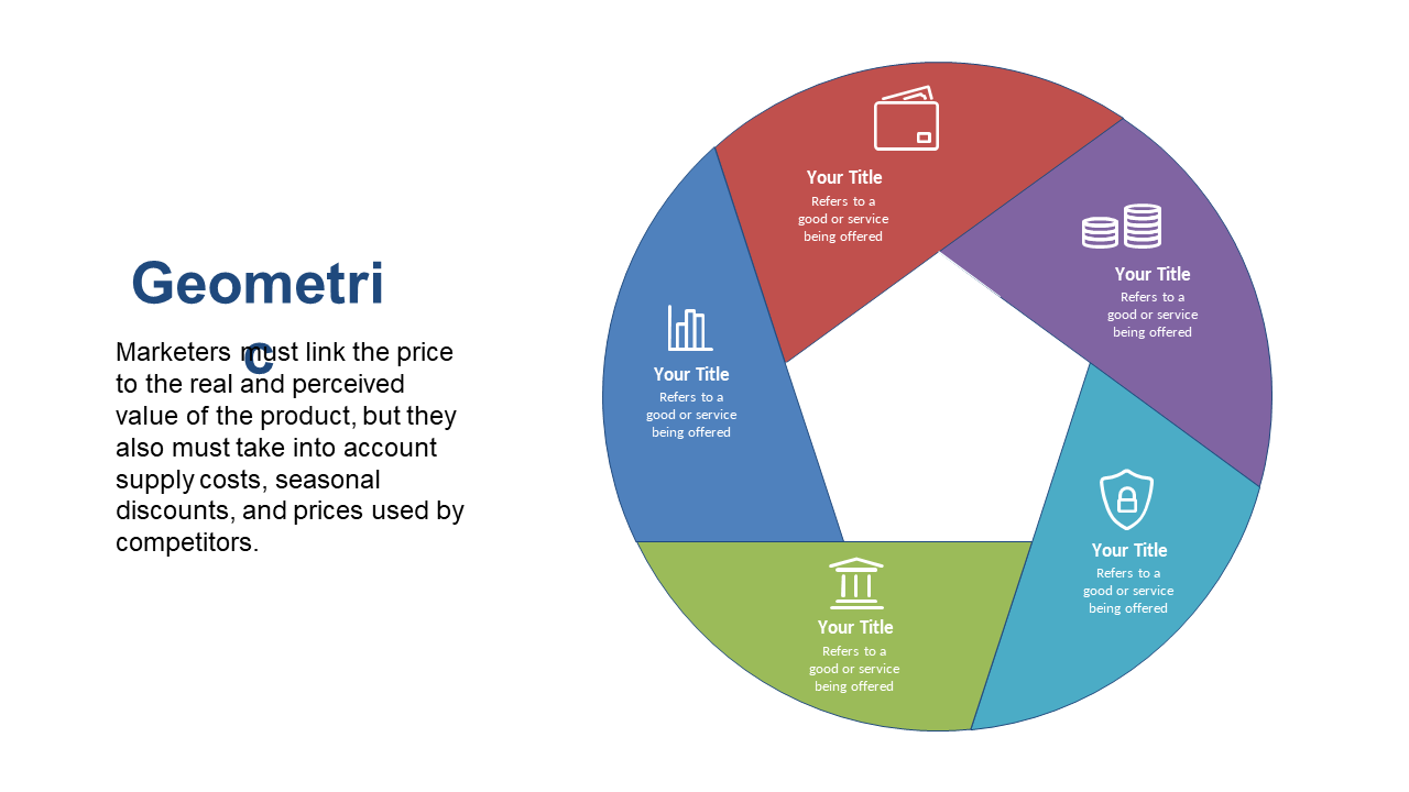 Present Marketing Value with Hexagonal Design