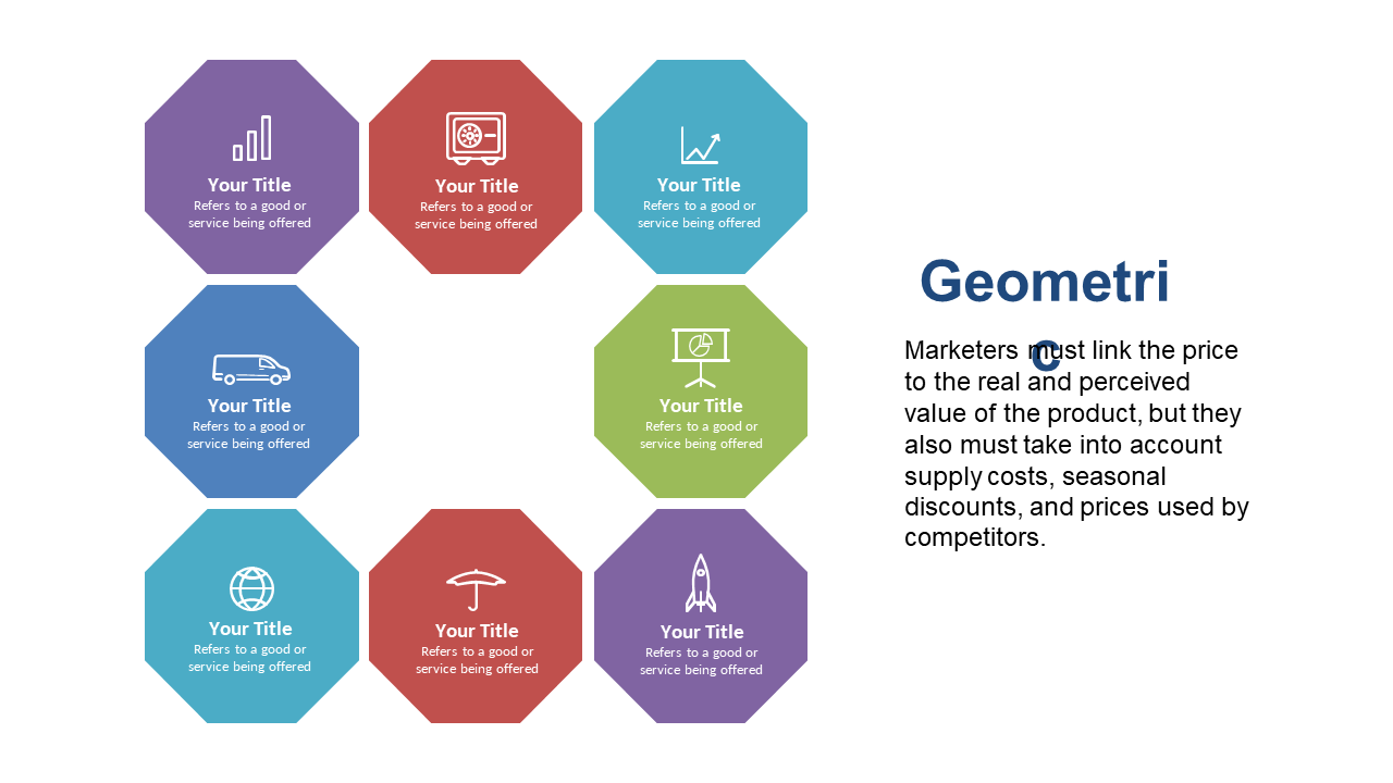 Present Product Comparisons with Hexagonal Matrix