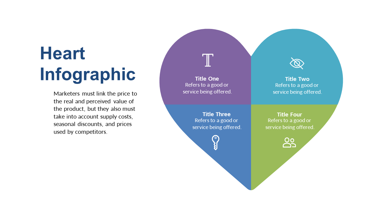 Showcase Marketing Insights with Heart-Shaped Quadrants
