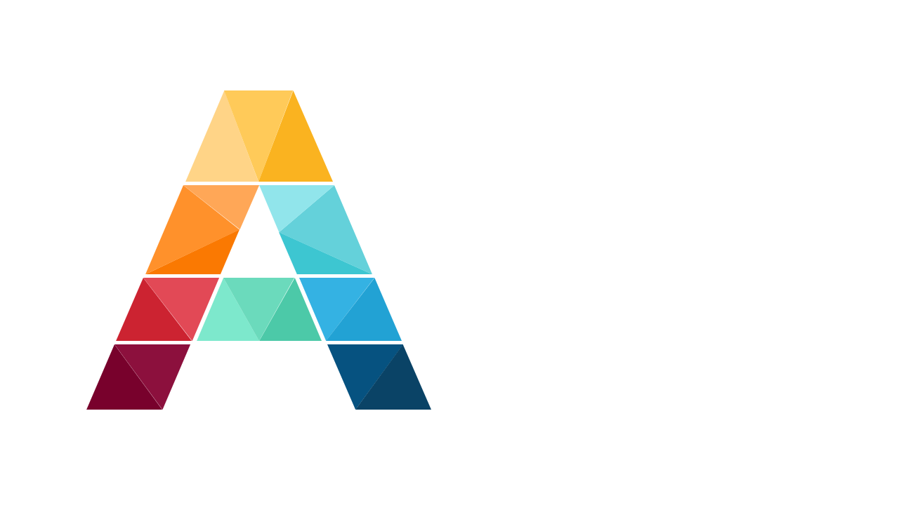 Bold Letter A Design for Creative Showcases