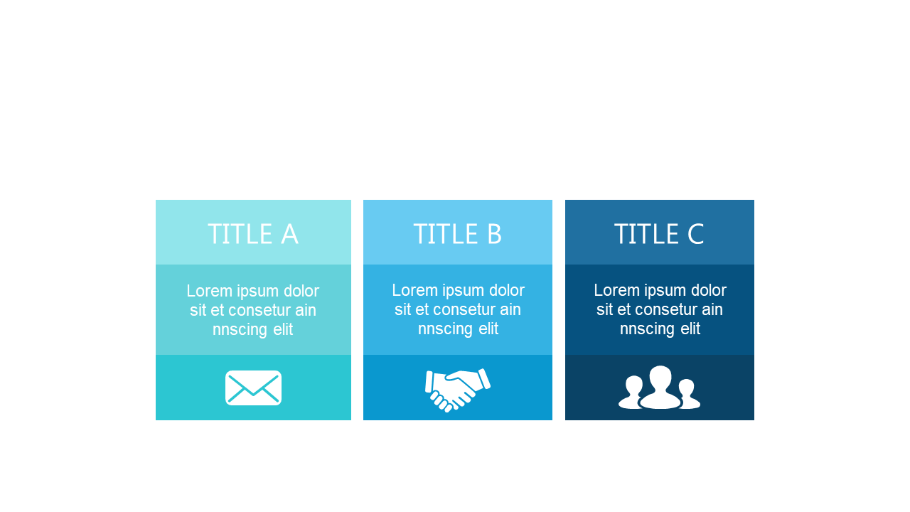 Visually Compare Concepts with Three-Column Layout