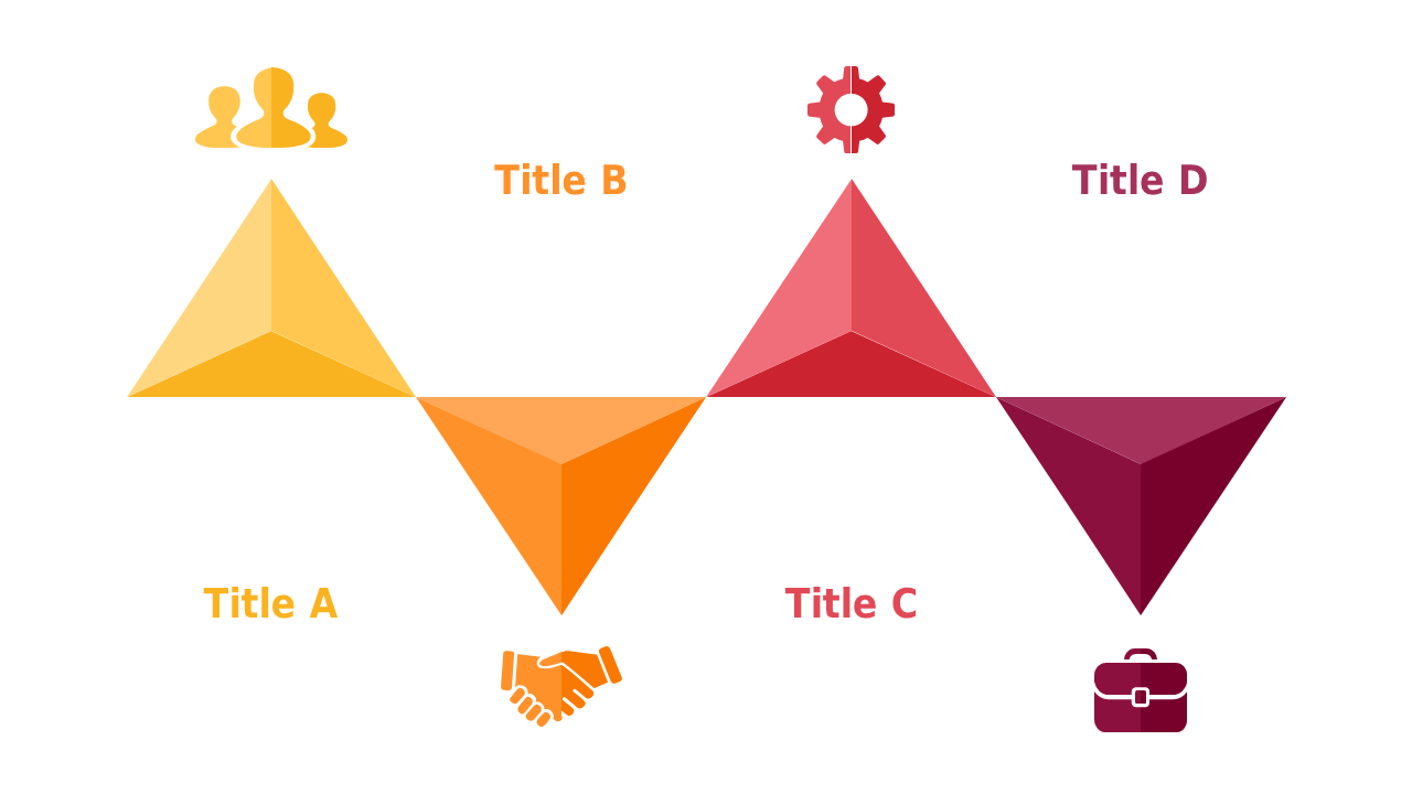 Showcase Real Estate Steps with Icon Flowchart