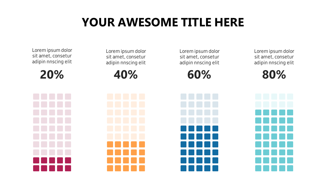 Display Progress Metrics with Gradient Progress Bars