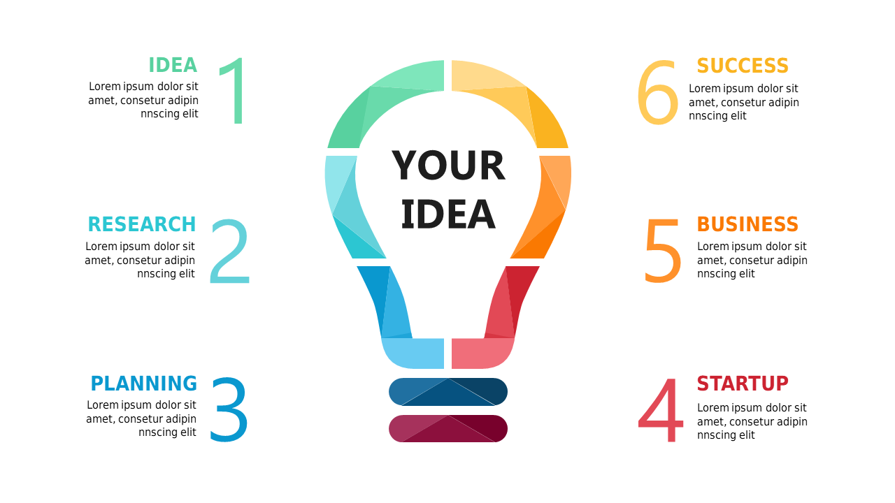 Engage Audience with 6-Step Light Bulb Process