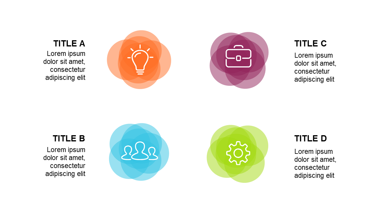 Engaging Circular Icons for Strategy Sessions