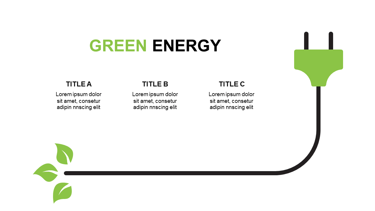 Showcase Green Energy with Infographic V2