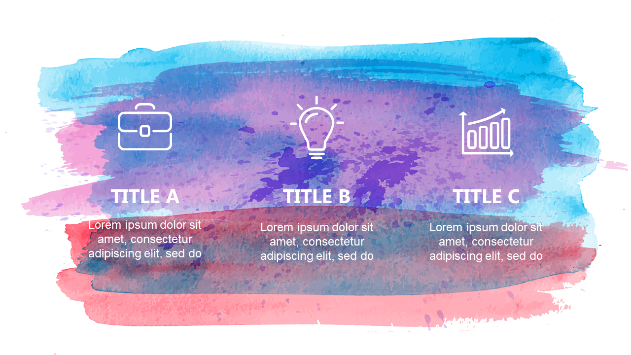 Present Information Creatively with Watercolor Infographic
